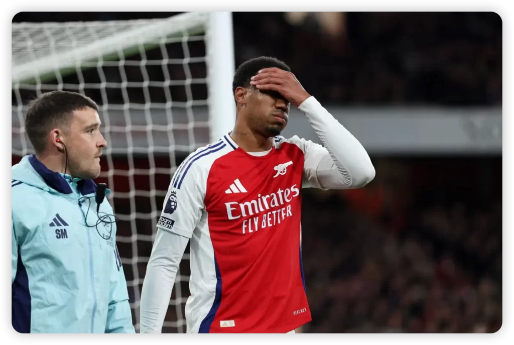 Gabriel's Season-Ending Injury Shakes Arsenal's Champions League Dreams